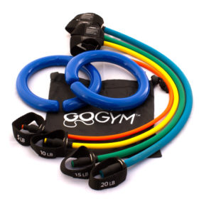 GOGYM FIT Steel Rings & PowerFlex Cords